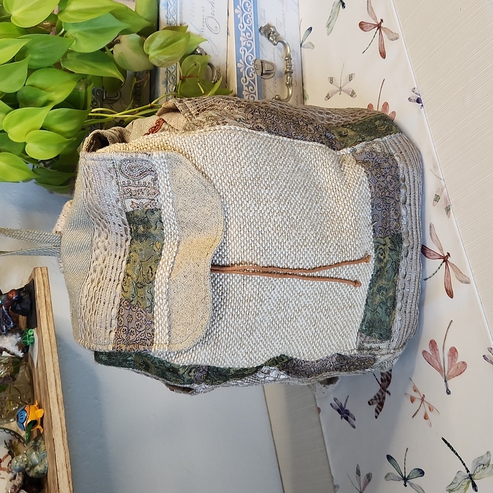 Patchwork Backpack with Vintage Chaps logo